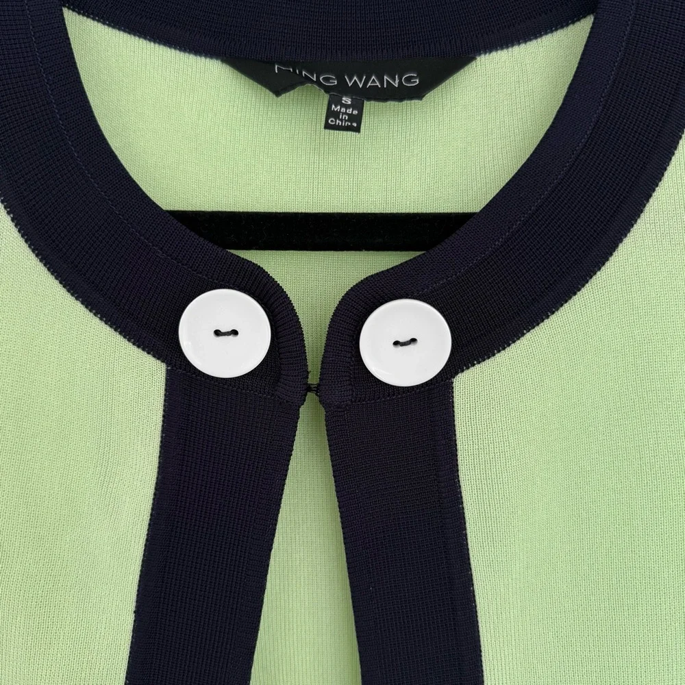 MING WANG | designer knit cardigan - Picture 3 of 11